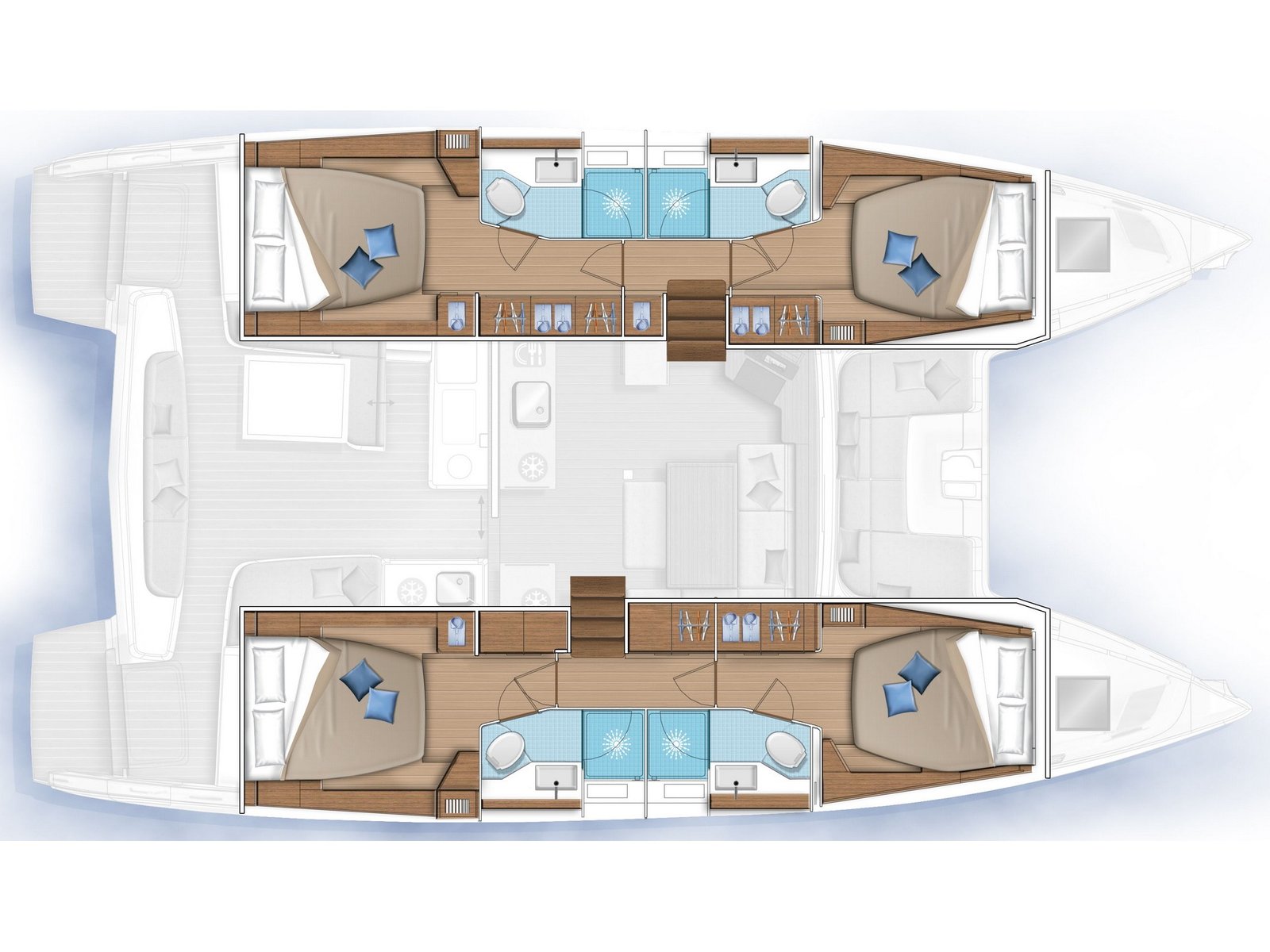 El Marita Brand New 2021 A/C & Generator Skippered