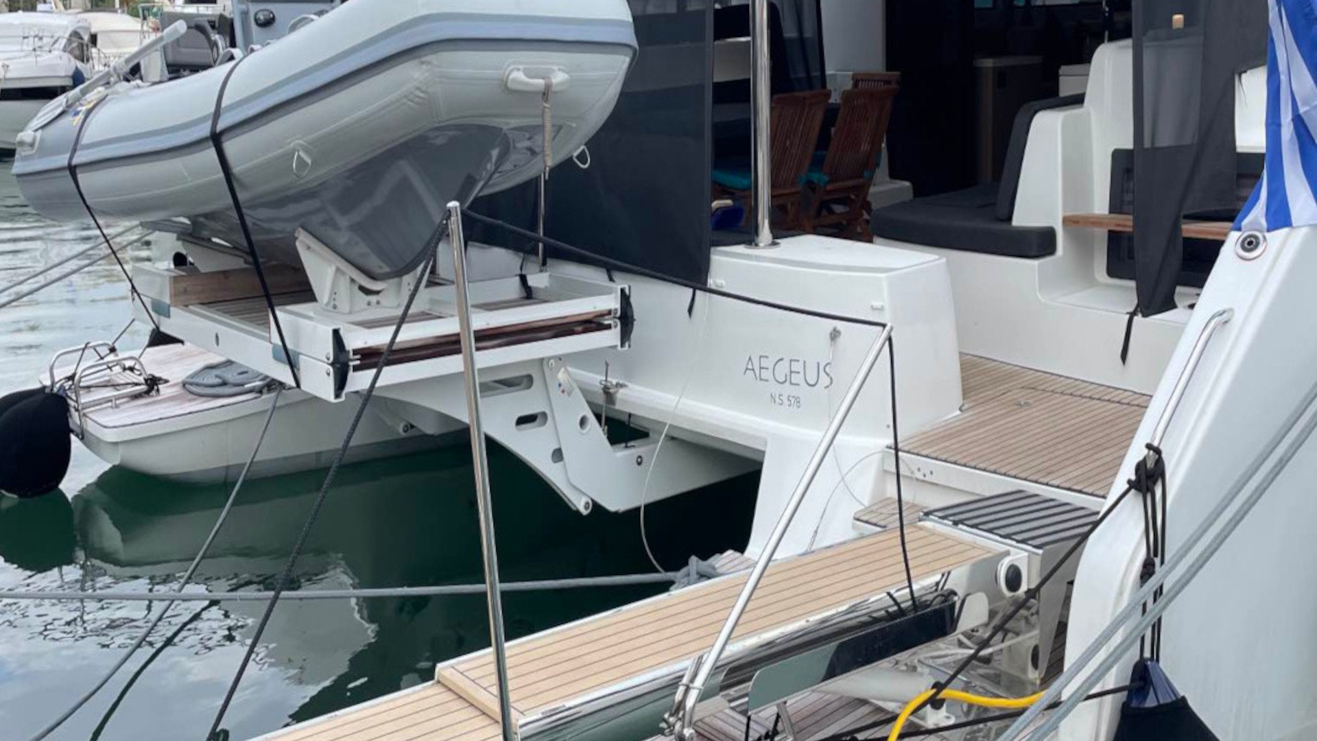 AEGEUS (A/C, Gen, W.Maker, Teak cockpit, underwater lights, 2 SUP & Wi-Fi)