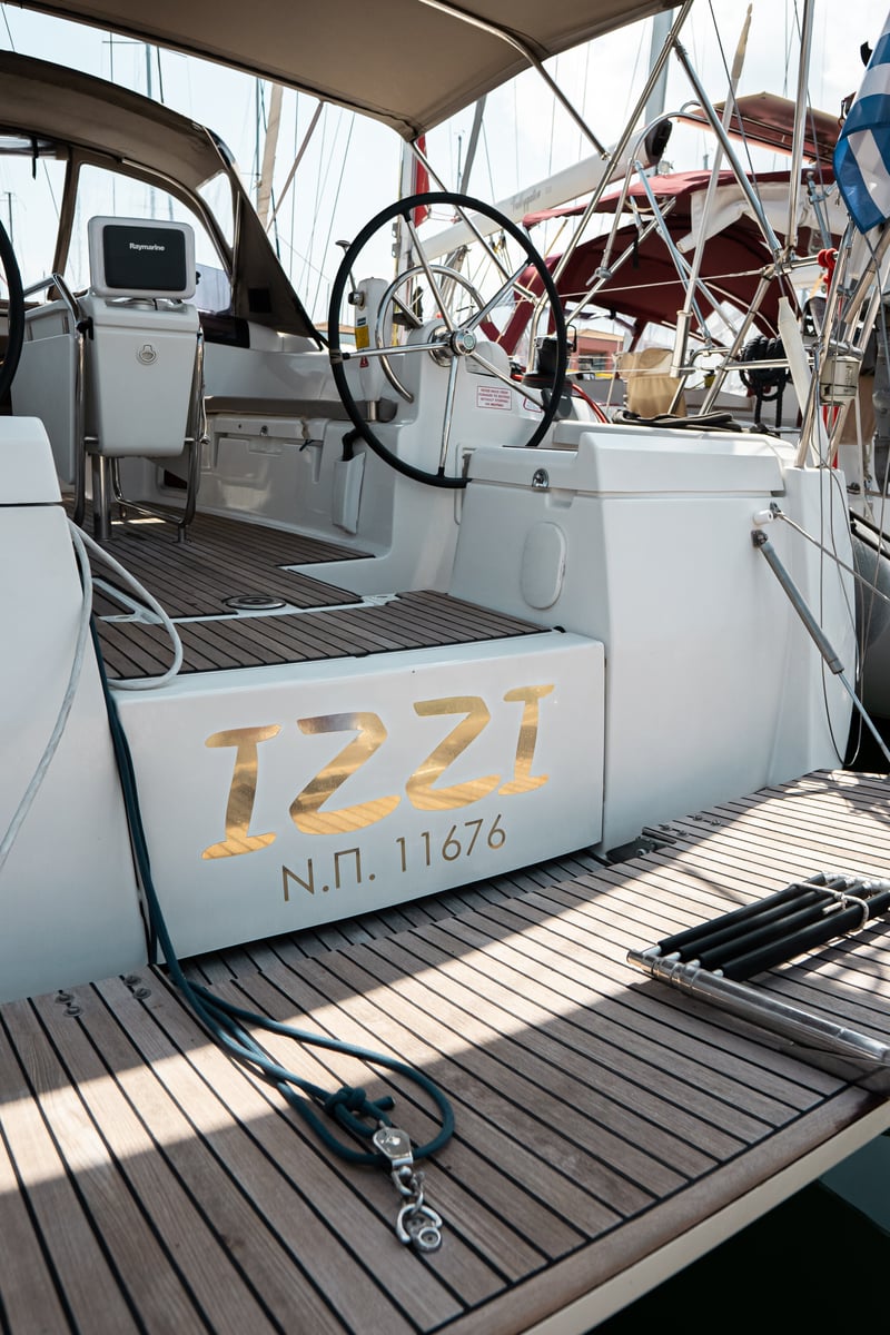 IZZI  <b><FONT COLOR="RED"> Boat location in LEFKAS MARINA, D-marin </FONT COLOR></b>