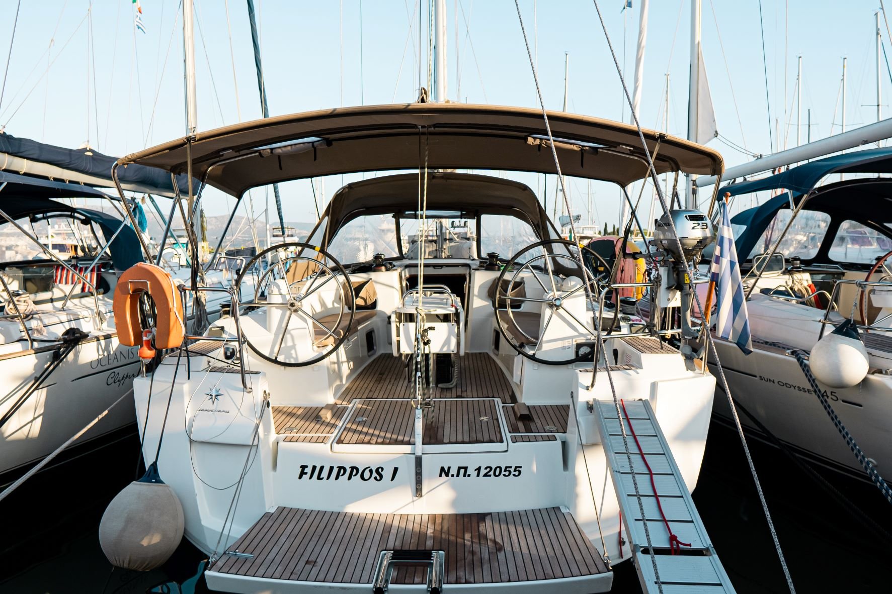 FILIPPOS I  <b><FONT COLOR="RED"> Boat location in LEFKAS MARINA, D-marin </FONT COLOR></b> 1 SUP FREE