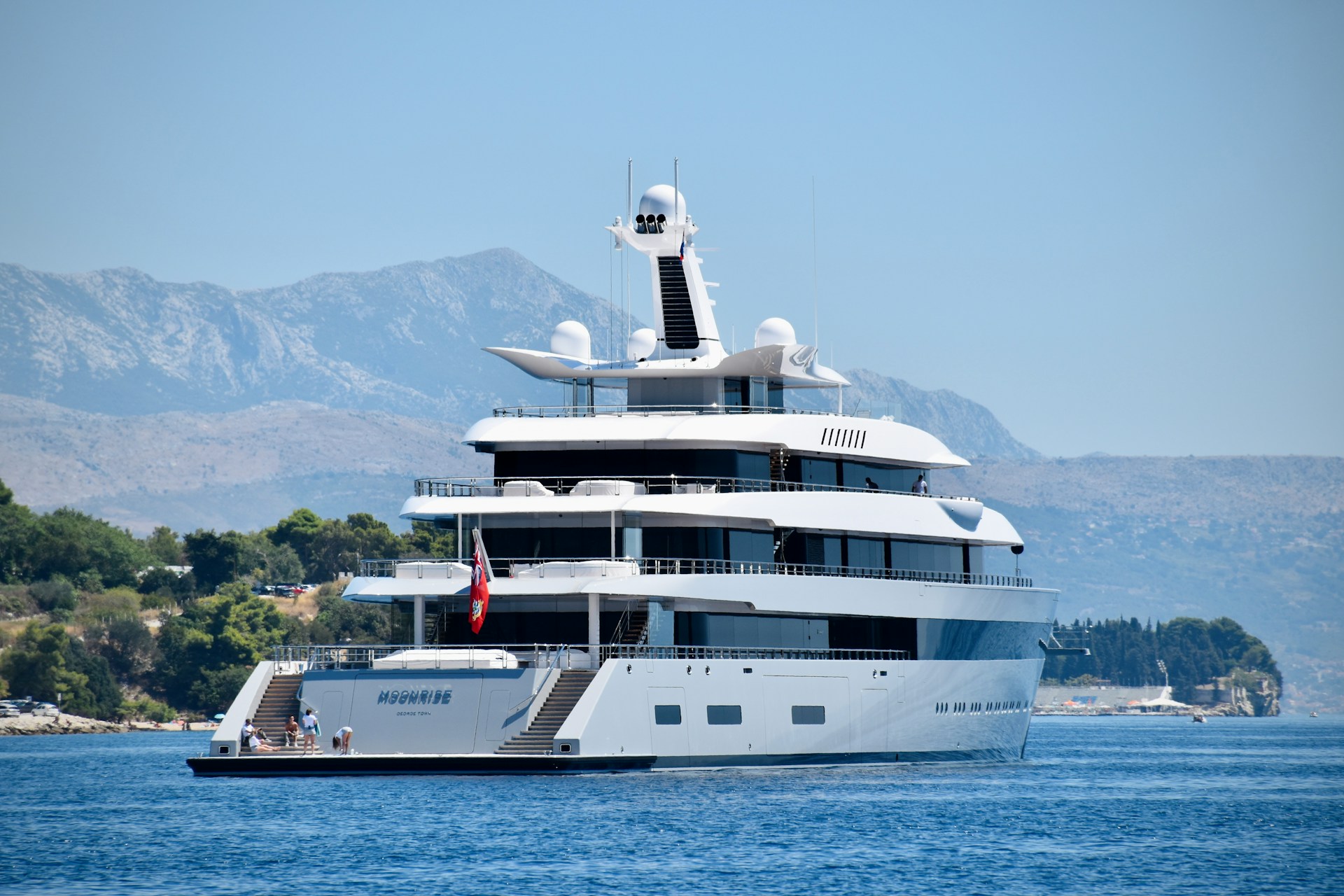 a superyacht